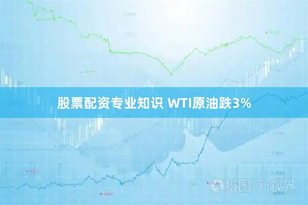股票配资专业知识 WTI原油跌3%